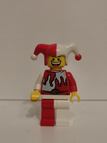 Lego minifigur jester - jester,, narr