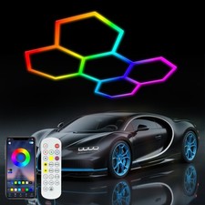5X Hexagon RGB LED Decken