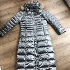 Frieda & Freddies New York Daunenmantel 38 mit abnehmb. Kapuze  , Silbrig grau