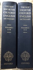 Vintage Shorter Oxford English