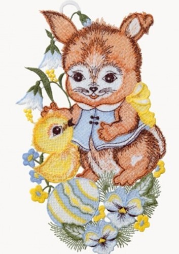 Fensterbild ostern osterhase - fensterbild,