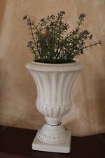 Amphore aus Keramik, glasiert, Höhe 21 cm, dekoratives Pflanzgefäß, Übertopf