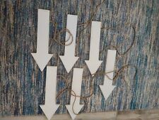 Holz Bastel Deko shabby Pfeil Holzpfeile z. Aufhängen Bebasteln