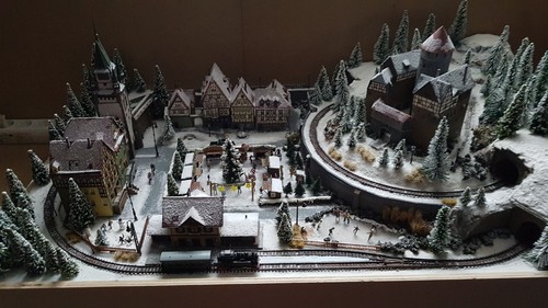 Modellbahn winterlandschaft - modellbahn,
