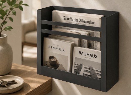 Navaris zeitungshalter wand - navaris,