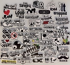 Stickerbomb 50 Set JDM Spruch