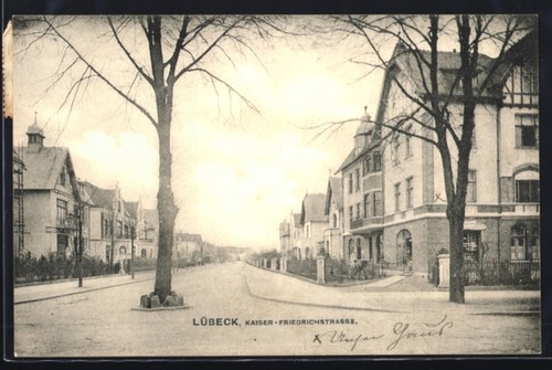 Lübeck blick die - lübeck,, in