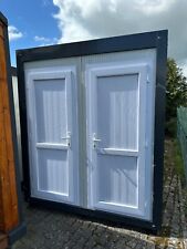 WC Container Sanitärcontainer mit Doppel-WC 2,20 x 1,30 m Damen Herren