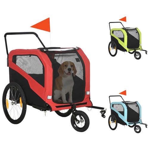 1 hundeanhänger - 2-in-1,