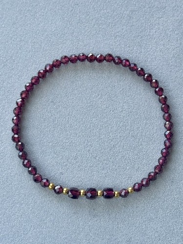 Granat armband flamme der - armband, „flamme