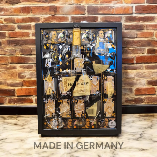 Hennessy broken bottle art - broken,