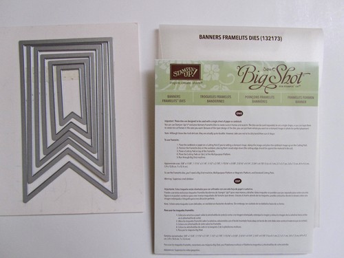 Stampin banners framlits - up,