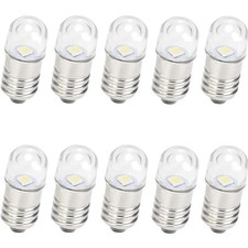 AC/DC LED E10 Birnen 10 Stück