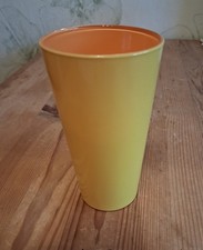 Trinkgläser zweifarbig - gelb außen und orange innen - 0,25 l