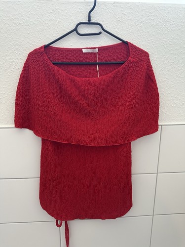 Zara rotes strick cape - zara, /
