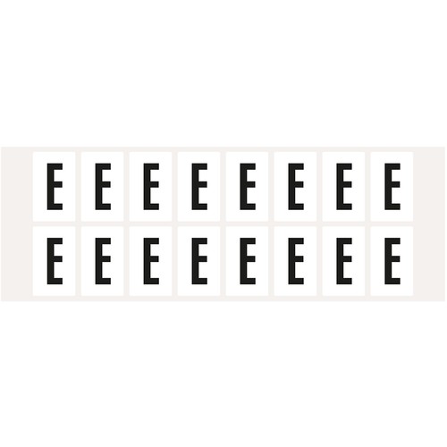 Aufkleber buchstabe - buchstabe, e
