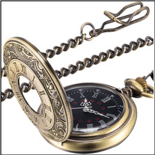 goldene taschenuhr mit kette