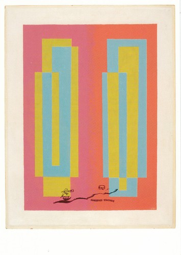 Postkarte josef albers - josef,