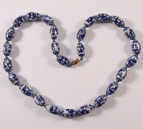 China collier kette weiß - weiß, blau