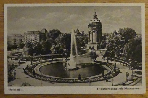 Mannheim friedrichsplatz - ak, mannheim,