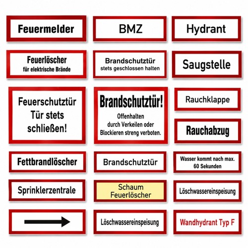 Brandschutzzeichen