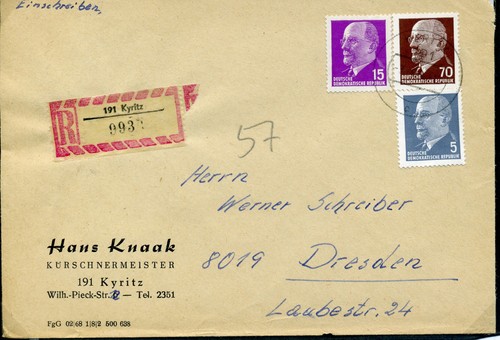 Ddr einschreiben191 kyritz - einschreiben191,