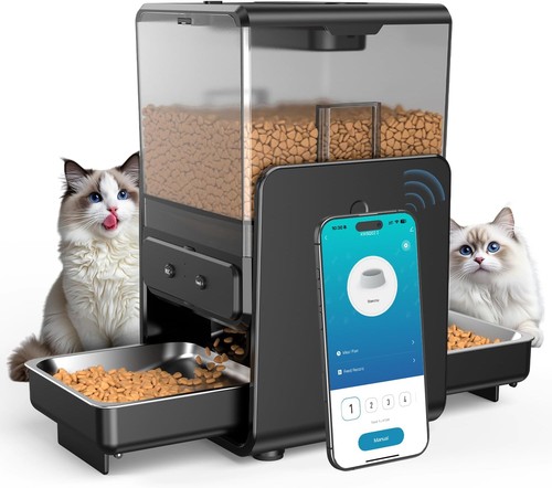 Katze futterautomat mit - katze,