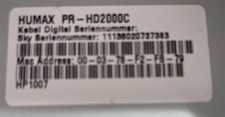 Humax PR-HD2000C Digital Kabelreceiver