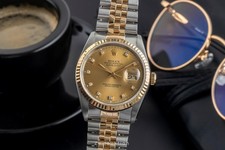 Rolex Datejust 36 Stahl / Gold Diamond Dial Automatik Ref. 16233 VP: 16300,- €
