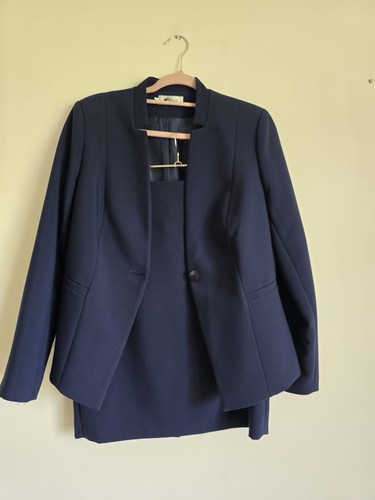 Rock anzug marineblau mit - in,