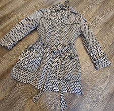 *Taifun* Übergangsmantel RV,schwarz/weiss