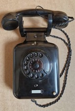 Antikes Siemens Fg 54 5007 Bakelit Telefon Wandtelefon