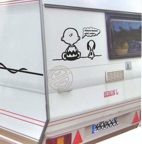Aufkleber snoopy charly - aufkleber,