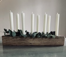 Altholz Balken Kerzenhalter