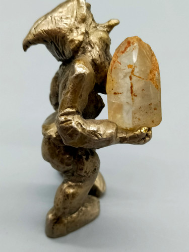 Versilbert deko zwerg - zwerg, mit