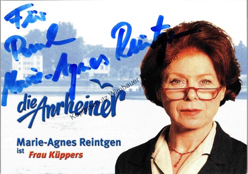 Original autogramm marie - original, marie-agnes