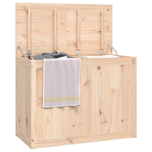 Wäschebox aus kiefernholz - aus, –