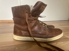 HUB Herren Stiefel Sneaker braun Leder Gr. 41