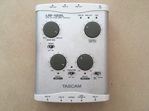Tascam 122l audio interface - audio,