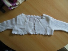 Handgestrickte Mädchen weste