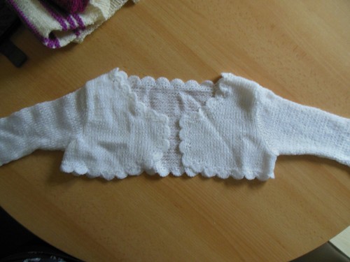 Handgestrickte mädchen weste - mädchen,