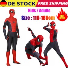 Spiderman Kostüm Kinder Erwachsene Superheld Cosplay Zentai Halloween Jumpsuit