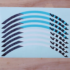 Haibike Felgen Dekor Yamaha 27,5" Farbe: grau cyan weiß schwarz