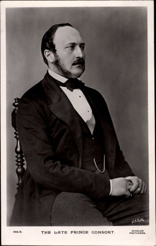 Prinzgemahl albert von - ak,
