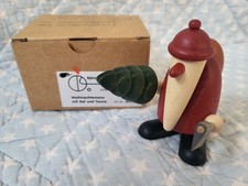 Björn Köhler Weihnachtsmann mit Axt und Tanne Neuwertig 