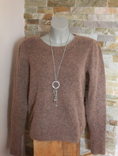Mos Mosh Strickpullover/Wollpullover Gr. S/M braun Alpaka mit Stretch
