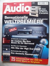 AUDIO 7/00,SONY SCD XB 940 QS,JM COBALT 815,PIEGA S4,VISONIC E 702,DUETTO CONCER