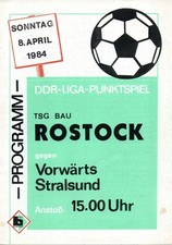 8.4.84 Bau Rostock- Vorwärts Stralsund