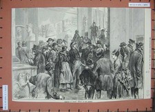 Original alter antiker Druck