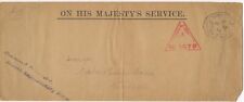 GB 1915 AUF DIENST SEINER MAJESTÄT Brief FELDPOST CDS "BASIS ARMEE POSTAMT / 2"